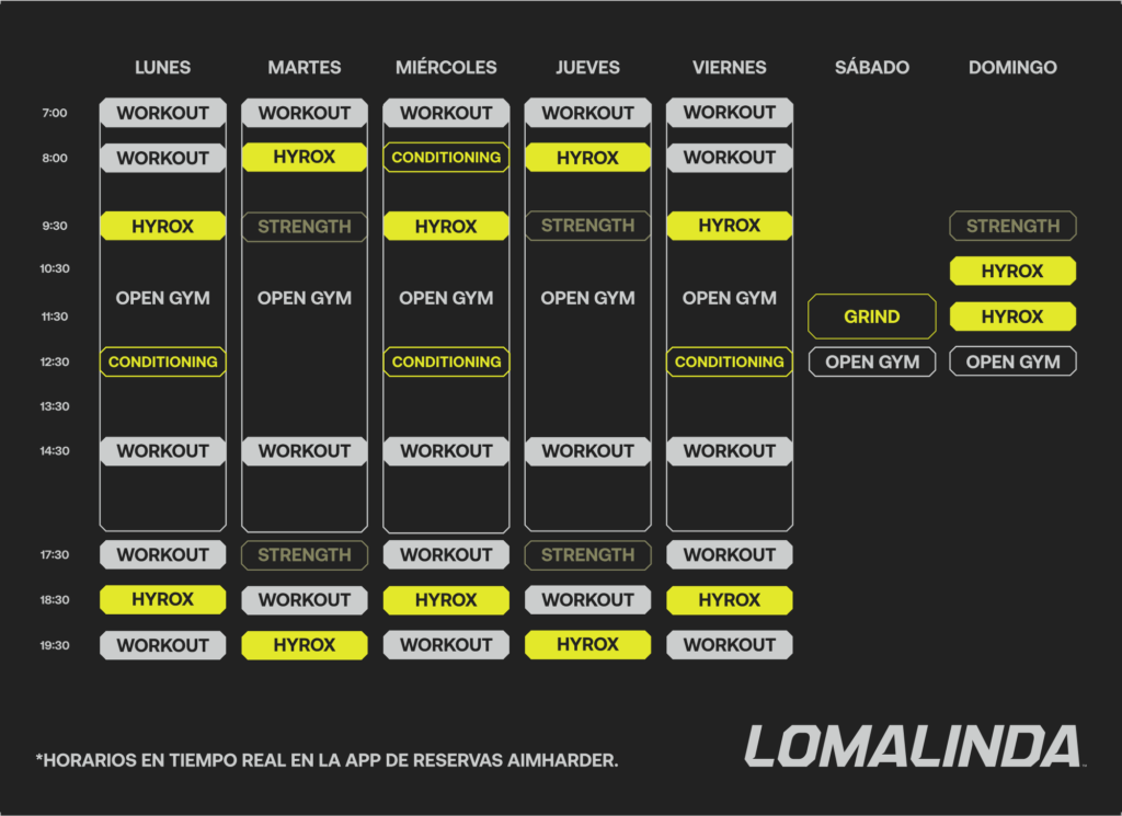 horarios Lomalinda